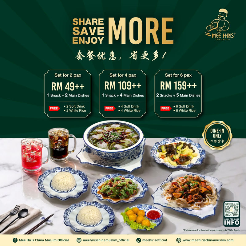 Mee Hiris China Muslim promotion artwork